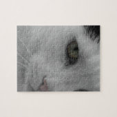 Zwarte en witte katten legpuzzel (Horizontaal)