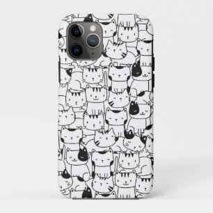 Zwarte En Witte Katten Maken Het Schattig Case-Mate iPhone Case