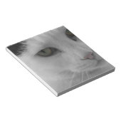 Zwarte en witte katten notitieblok (Schuin)
