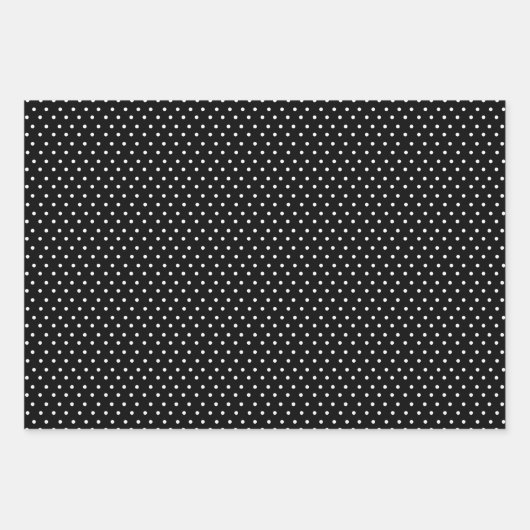 Zwarte en witte kerst inpakpapier vel (Voorkant 3)