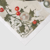 Zwarte en witte kerst tissuepapier (Detail)