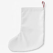 Zwarte en witte kerstboom kerstkous kleine kerstsok (Achterkant)