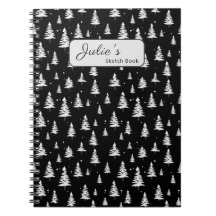 Zwarte en witte kerstboom