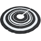 Zwarte en witte kerstboomrokken kerstboom rok (Gekanteld)