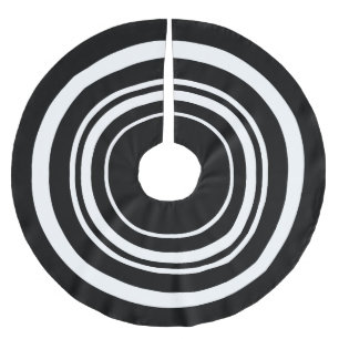 Zwarte en witte kerstboomrokken kerstboom rok