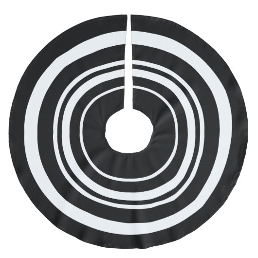 Zwarte en witte kerstboomrokken kerstboom rok (Voorkant)