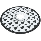 Zwarte en witte kerstboomstructuur en tekst kerstboom rok (Gekanteld)