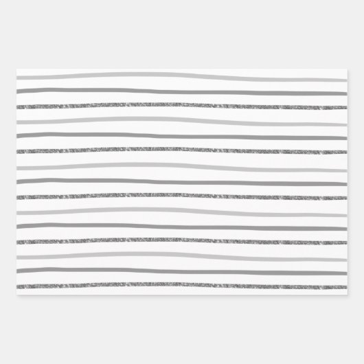 Zwarte en witte kerstFeestdagen Inpakpapier Vel (Voorkant 2)