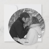 Zwarte en witte kerstkaarten feestdagenkaart (Achterkant)