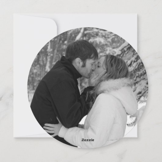 Zwarte en witte kerstkaarten feestdagenkaart (Achterkant)