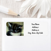 zwarte en witte keuken tongen tikken uit etiket (Insitu)