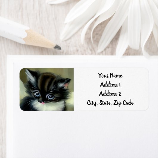 zwarte en witte keuken tongen tikken uit etiket (Insitu)