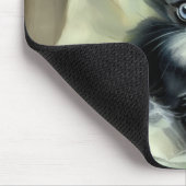 zwarte en witte keuken tongen tikken uit muismat (Hoek)