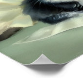  zwarte en witte keuken tongen tikken uit poster (Hoek)