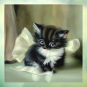  zwarte en witte keuken tongen tikken uit raamsticker (Vel 3)