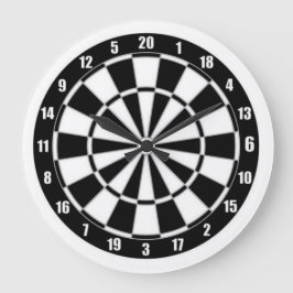 Zwarte en witte klok