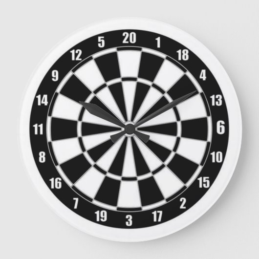 Zwarte en witte klok (Voorkant)