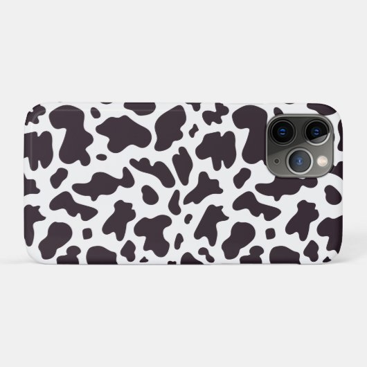 Zwarte en witte Koe Afdrukken Minimale moderne Case-Mate iPhone Case (Achterkant (horizontaal))