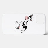 Zwarte en witte Koe Cartoon. Case-Mate iPhone Case (Achterkant (horizontaal))