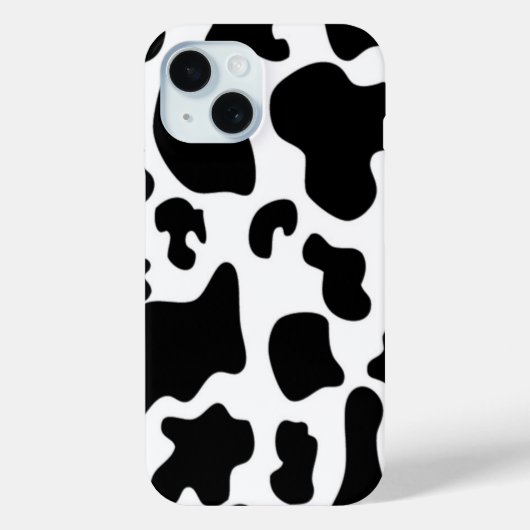 Zwarte en witte Koe Case-Mate iPhone Case (Achterkant)