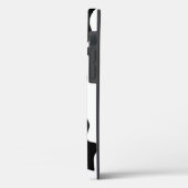 Zwarte en witte Koe Case-Mate iPhone Case (Achterkant / Links)