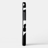 Zwarte en witte Koe Case-Mate iPhone Case (Achterkant / Rechts)
