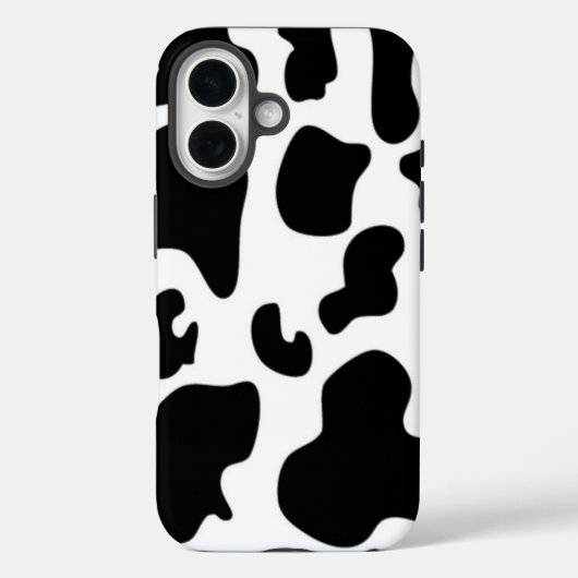 Zwarte en witte Koe Case-Mate iPhone Case (Achterkant)