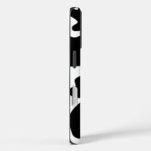 Zwarte en witte Koe Case-Mate iPhone Case (Achterkant / Rechts)