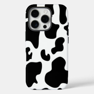 Zwarte en witte Koe iPhone 16 Pro Hoesje