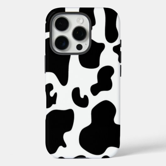 Zwarte en witte Koe Case-Mate iPhone Case (Achterkant)