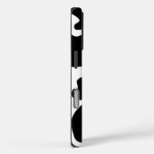Zwarte en witte Koe Case-Mate iPhone Case (Achterkant / Rechts)