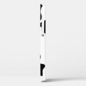 Zwarte en witte Koe Case-Mate iPhone Case (Achterkant / Links)