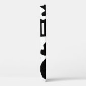 Zwarte en witte Koe Case-Mate iPhone Case (Achterkant / Rechts)