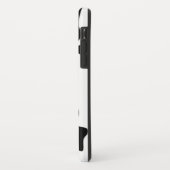 Zwarte en witte Koe Case-Mate iPhone Case (Achterkant/links)