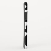 Zwarte en witte Koe Case-Mate iPhone Case (Achterkant/rechts)