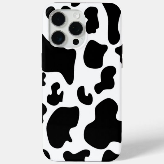 Zwarte en witte Koe Case-Mate iPhone Case (Achterkant)