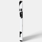 Zwarte en witte Koe Case-Mate iPhone Case (Achterkant / Links)