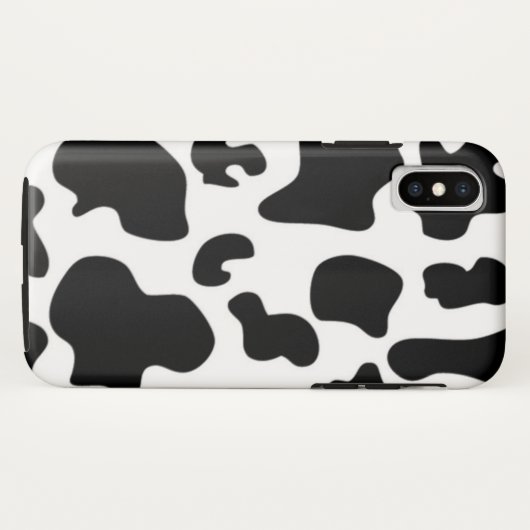 Zwarte en witte Koe Case-Mate iPhone Case (Achterkant (horizontaal))