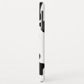 Zwarte en witte Koe Case-Mate iPhone Case (Achterkant/links)