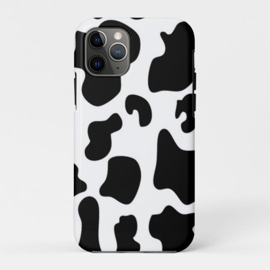 Zwarte en witte Koe Case-Mate iPhone Case (Achterkant)