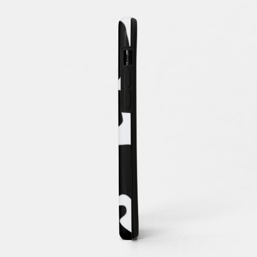 Zwarte en witte Koe Case-Mate iPhone Case (Achterkant/links)