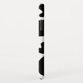 Zwarte en witte Koe Case-Mate iPhone Case (Achterkant/rechts)