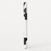 Zwarte en witte Koe Case-Mate iPhone Case (Achterkant/links)