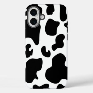 Zwarte en witte Koe iPhone 16 Plus Hoesje