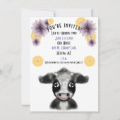 Zwarte en Witte Koe Dag  Kaart (Voorkant)