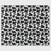 Zwarte en witte Koe Huid Cadeaupapier (Vlak)