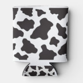 Zwarte en witte Koe Huid Koelbox Sleeve Blikjeskoeler (Voorkant)