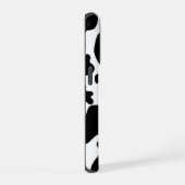 Zwarte en witte Koe iPhone Hoesje (Rechterkant)