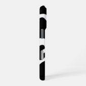 Zwarte en witte Koe iPhone Hoesje (Rechterkant)