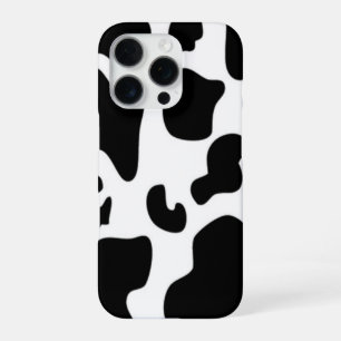 Zwarte en witte Koe iPhone 16 Pro Hoesje